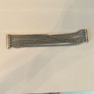 David Yurman box chain 8 row bracelet